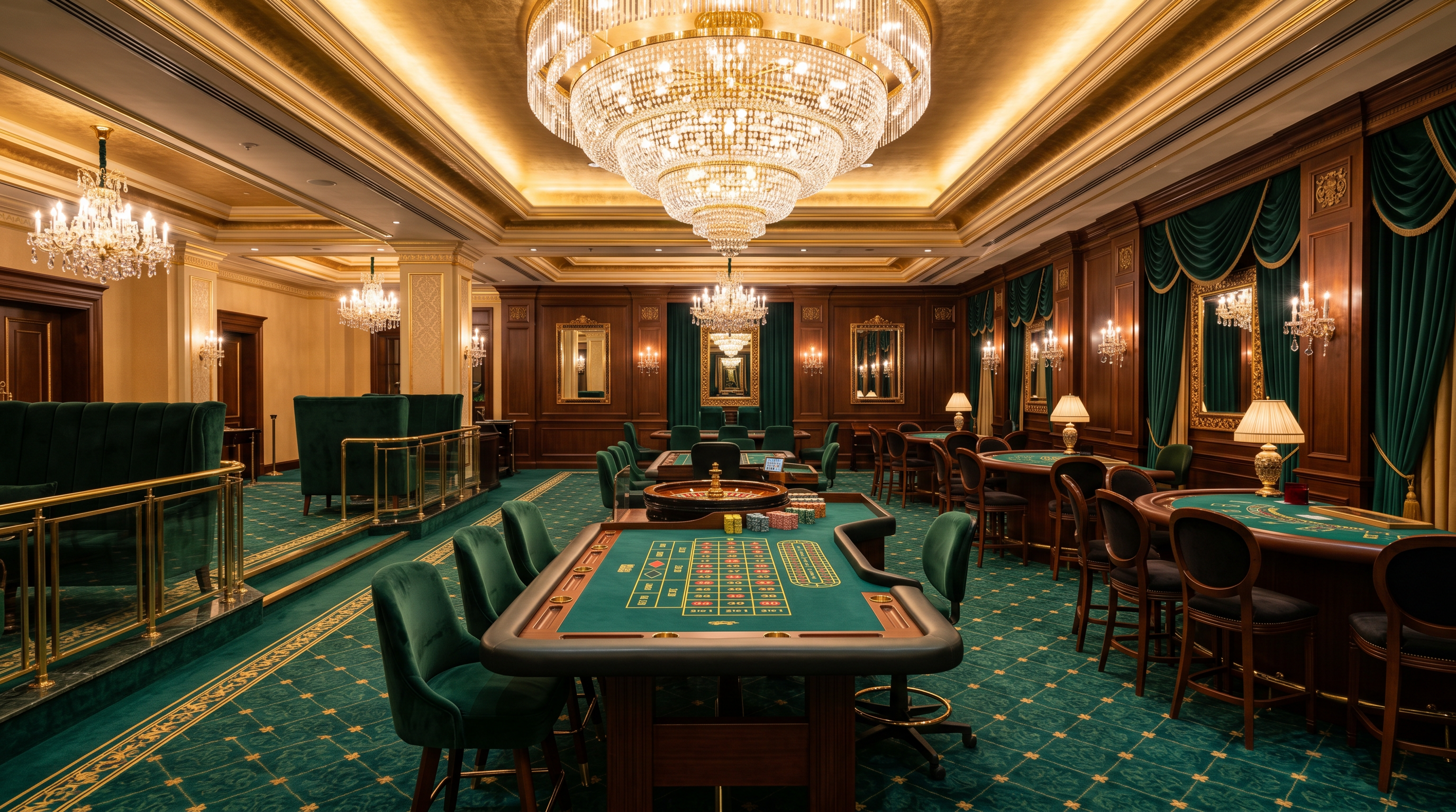Casino gaming lounge inside the hotel